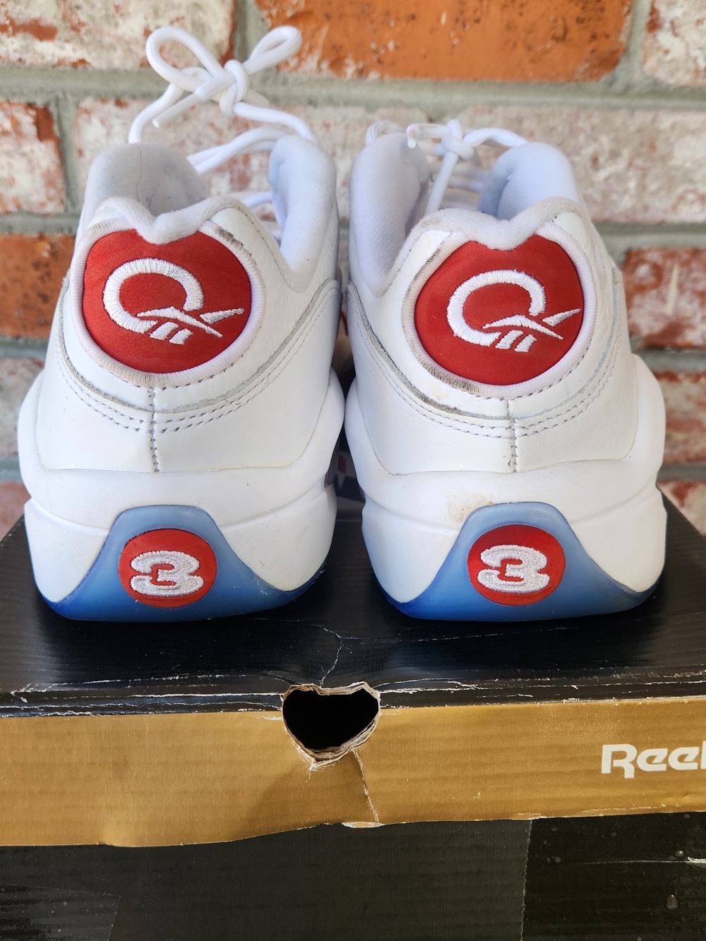Allen Iverson Reebok Question Red Low-Top - Picture 6 of 6